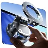 LISEN Car Phone Holder for Magsafe Car Mount [89 LBS Suction] Vacuum Magnetic Phone Holder Car for Mom MagLock Adjustable Suction Dashboard Mount in-Dash Mounting for iPhone 17 Pro Max 16 15 14 13
