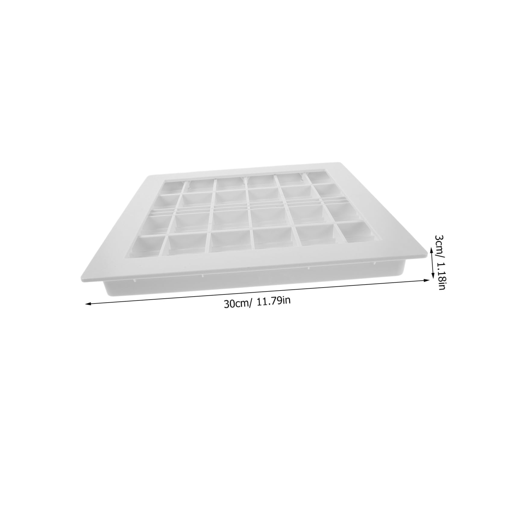 SUPVOX Pool Ablaufrinne Quadratisch Langlebiger Abs Bodenablauf Optimierte Wasserzirkulation für Schwimmbad Spa Aquarium und Außenbereich Weiß Modernes Design