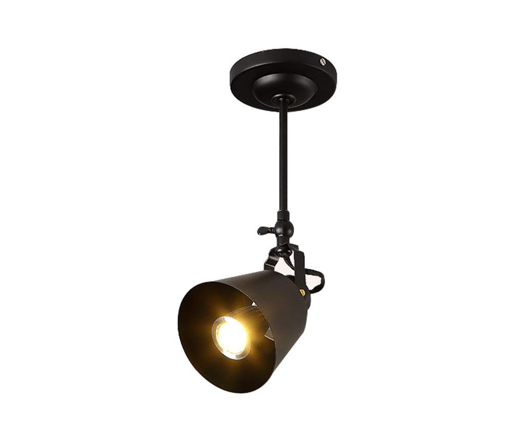 Lustre en fer Novely orientable plafonnier suspendu E27 pour salon