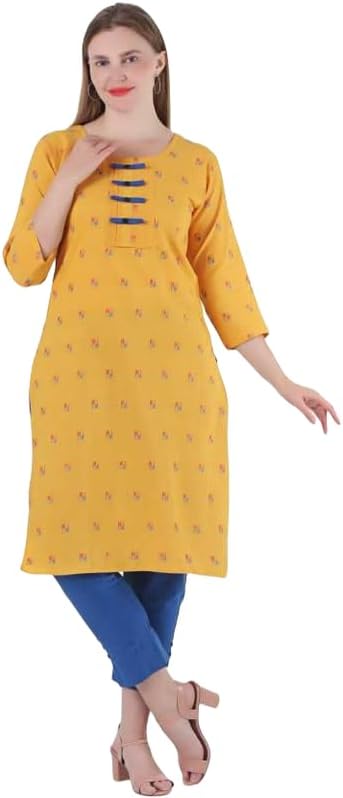 Akstex Women Kurti Pant Set (BlackLining)