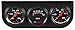 Price comparison product image Bosch SP0F000037 Style Line 1-1/2" Mini Triple Gauge Kit (Black Dial Face, Black Bezel)