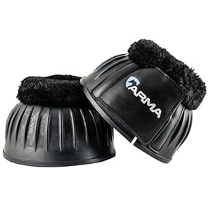 Shires Equestrian Equine Horse Arma Fleece Overreach Bell Boots