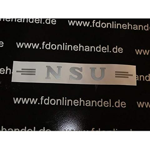 NSU lettering, spare part sticker or as tank lettering decoration Cover
