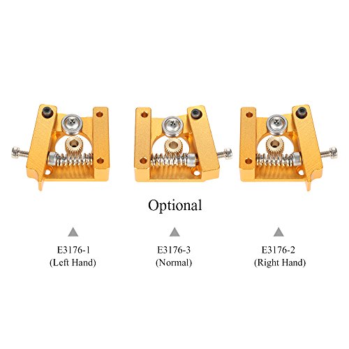 Cucudy Impressora 3D MK8 1.75mm Extrusora remota Acessórios Moldura de alumínio para Makerbot Reprap