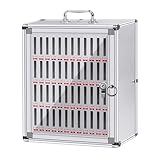 JIAOCKJIAO Taquilla para Celular con Ranuras para Aula, Armario Metálico con Puerta Y Llave, Caja De Seguridad para Teléfono De Pared, Ideal para Salas De Reuniones(48-bit)