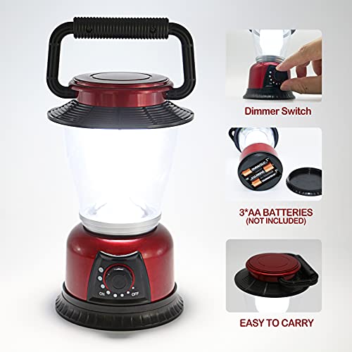 FANT.LUX LED Lantern 120LM Variable Power Retro Battery Operated Camping Light COB High Brightness for Hiking Fishing Repair and Emergency Lighting - Image 3