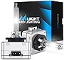 Nilight D1S HID Xenon Headlight Bulbs, D1S Bulb 6000K High Low Beam Xenon Headlights Replacement for 12V Cars, 2-Pack