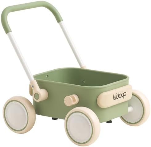 PULA Baby Push Walker with Wheels Toddler Wagon for First Learner...