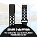 DADO Whoop 5.0 Compatible Silicone Strap – Adjustable Sport-Inspired Band, Breathable & Lightweight Replacement Wristband for Men & Women (All Black, Life/MG)