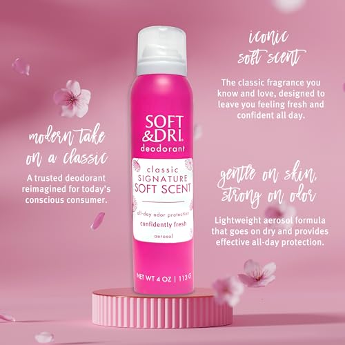 Desodorante Aerosol Soft & Dri Classic 4 oz miniatura 5
