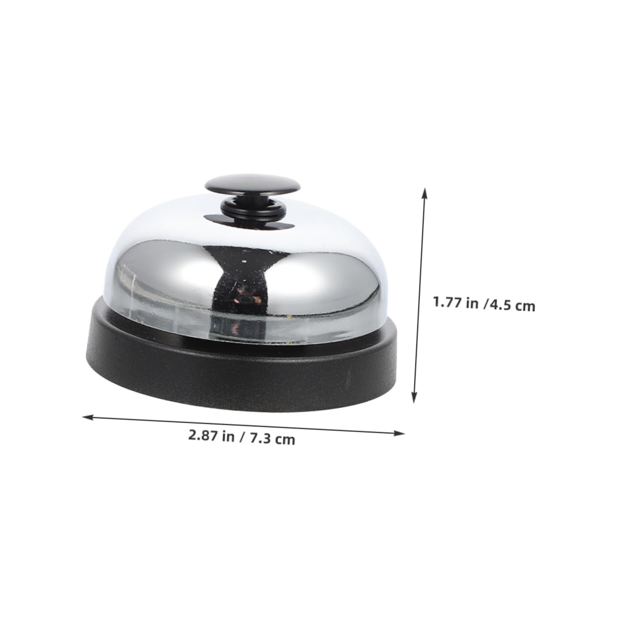 HOMSFOU Metal Hand Ringing Bell for Pet Training Versatile Interactive Tool Lightweight and Portable Puppy Training Bells