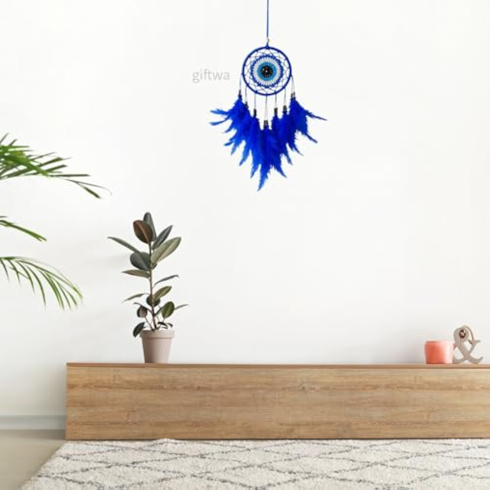 Evil Eye Dream Catcher, Hanging for Car & Wall Decoration