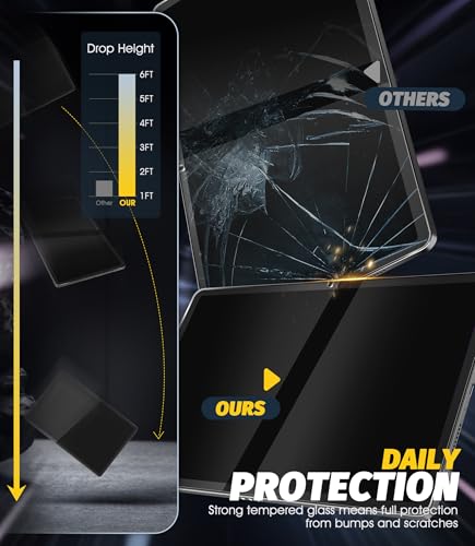 Image of Orzero (2 Pack) Compatible for Lenovo Yoga Tab 2025 11.1 Inch Tempered Glass Screen Protector, Protector De Pantalla 9H High Definition Anti-Scratch Bubble-Free