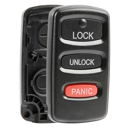 Key Fob Keyless Entry Remote Shell Case & Pad fits Mitsubishi 2002-2006 Eclipse / 2004-2006 Endeavor / 1998-2006 Montero / 1999-2004 Montero Sport / 2003-2006 Outlander