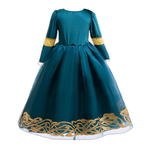 Disfraz para niñas vestido medieval princesa 2-12 años miniatura 2