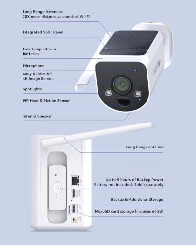Image of MaxRanger4K Solar 2 Camera Security System with Longest Range Wireless
