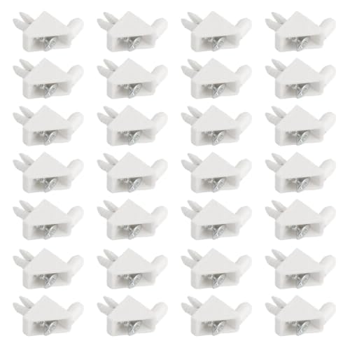 LQIOACU reggimensola,staffe per mensole,supporti per mensole,50 pezzi, resistenti e durevoli, adatti ai supporti per scaffali per IKEA