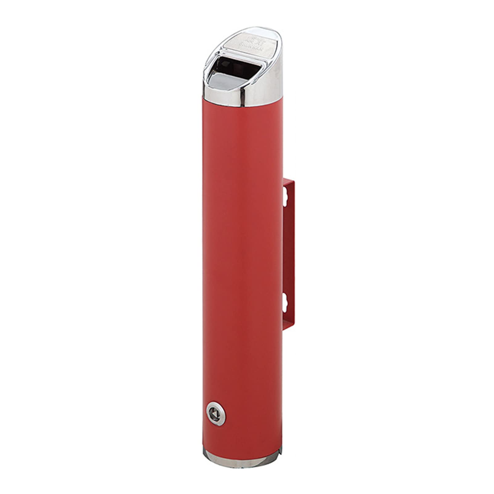 Wall Mounted Ashtray Outdoor Cigarettes Ash Bin, Stainless Steel Weatherproof Lockable Tray for Pub Office Restaurant Bar