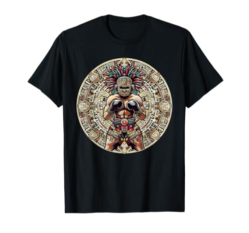 Mexico Aztec Mayan Fighter Mexican Boxing Pride Inka boxer T-Shirt