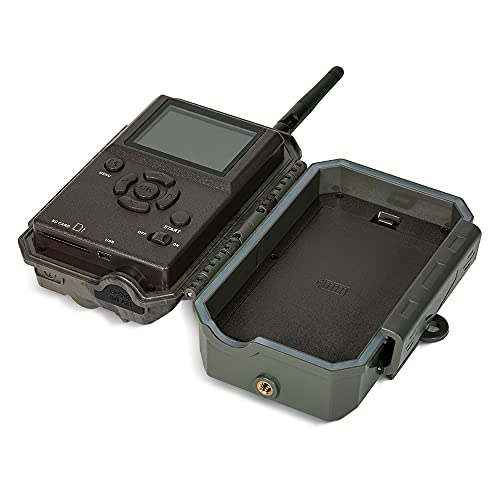 GardePro E8 Wildkamera WLAN mit App 64MP H.264 1296P Video, 27m Infrarot Nachtsicht Bewegungsmelder Wildtierkamera WiFi Handyübertragung, 0,1s Schnelle Trigger, IP66