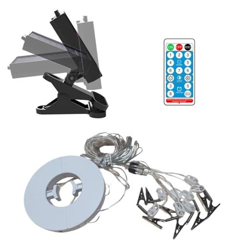 Luci da sole da giardino – Luce solare a LED – 8 modalità lampada da giardino – decorazione per ombrelloni terrazze giardino