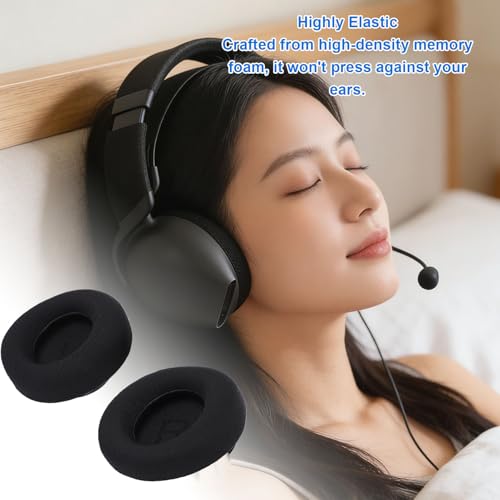 2pcs Ear Pads Replacement for AW720H AW520H, Breathable Mesh Fabric Memory Foam Cushions with Enhanced Sound Isolation, for Comfortable Long Term Wear miniatura 3