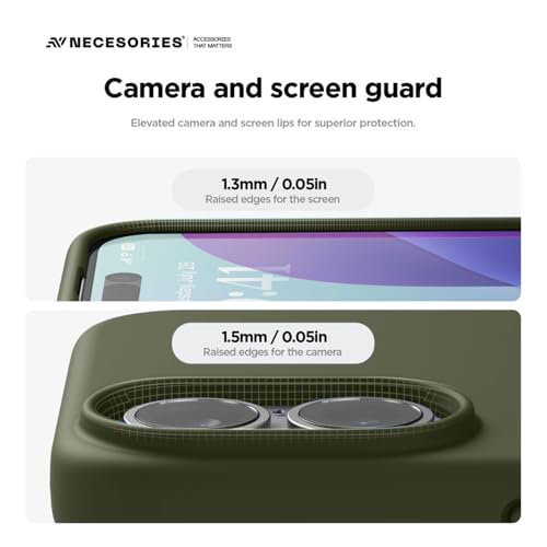 Image of Liquid Silicone Shockproof Case Back Cover for iPhone 15 Pro