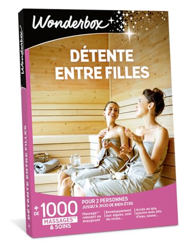 Wonderbox Box Cadeau Détente Entre Filles : Offrez 1480 Soins Uniques