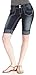 ANGELS Jeans Juniors Denim Cuffed Bermuda Shorts