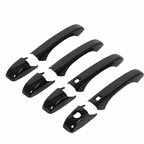 Poignée de porte chrome noir brillant pour Dodge Journey 2009-2013