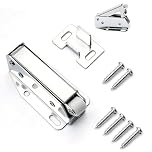 Automatic Spring Catch for Press to Open Cupboard Doors and Loft Attic Hatches Push Door Catches with Screws