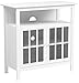 Convenience Concepts Big Sur Highboy TV Stand, White