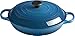 Le Creuset LS2532-3059 Signature Enameled Cast-Iron 3-3/4-Quart Round Braiser, Marseille, 3.75 Quart