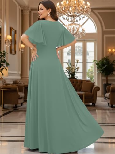 Image of KOH KOH Womens Long Elegant Bridesmaid Evening Cocktail Modest Maxi Dress