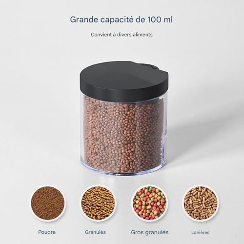 Dispensador de comida para acuario automático que protege el alimento de la humedad 6