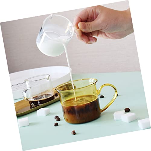 Baluue Espresso shot Glass Glass Espumante Barista Jarra de Medição para Bicos, Café, Leite, Espress