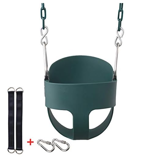 Kinderschaukel Outdoor | KINSPORY Kleinkindschaukel | Baby Swing in Grün