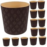 ARTSEWPLY 25 Piezas Unidades Moldes para Hornear Panettone Liners para Cupcakes y Muffins Papel Resistente Grasa para Fiestas y Panadería