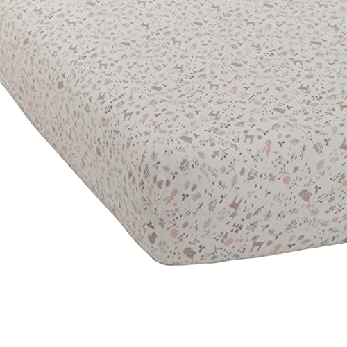 DOMIVA -Drap-Housse IMPRIMÉ 70X140 CM Imprime Lilas