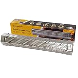 Cosmostar Hexagon Pellet Smoke Tube - 12 Inch Stainless Steel Smoke Generator for Grill, BBQ, and Fish Smoker - 5 Hour Smoke Box