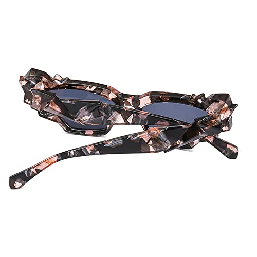 UV Non Polarized Small Cat Eye Sunglasses Trendy Plastic Frame AZ95633