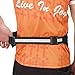 Rooyar Reflective Running Belt Elastic Waist Pack Phone Holder Running Waist Bag with Headphone Hole for Walking Cycling Hiking