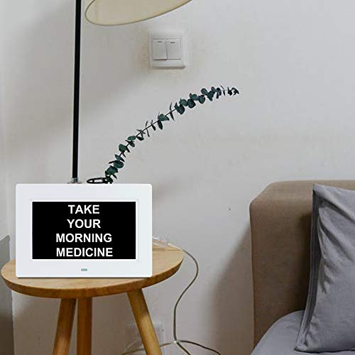 7 Inch Day Date Time Dementia Clock Extra Large Non-Abbreviated Digital Calendar Day Of The Week Clocks For Seniors Elderly With Dementia Impaired Vision Memory Loss 12 Alarm Reminders + Auto-Dimming #TOP5