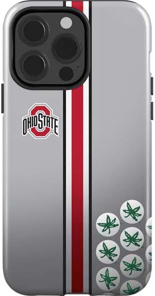 Skinit Impact Phone Case Compatible with iPhone 15 Pro - Officially Licensed Ohio State University Pattern Design