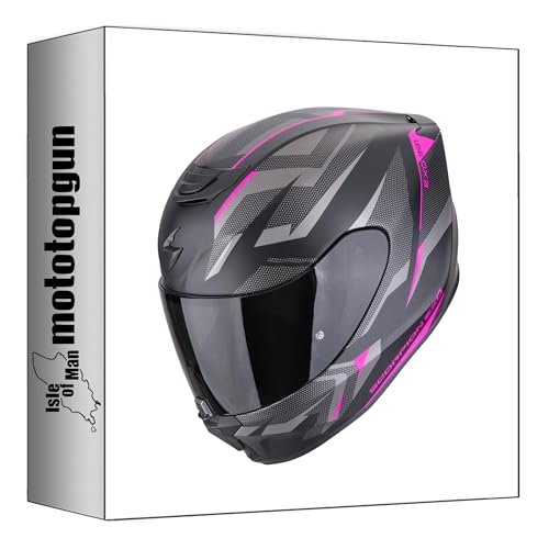 Casque intégral Scorpion EXO-391 AAXO moto noir rose taille L