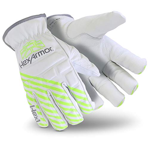 HexArmor Hex1 2140 Goatskin Leather Work Gloves with Impact Protection, X-Large