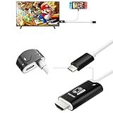 【新登場-多機種対応】For Switch 2 ドック 4K@60Hz スイッチ ドック 直接にTV出力 多機能 Type-C to HDMI変換 軽量化 高性能チップ 遅延なし 持ち運び便利 小型 アダプターHdmi Type-C HDMI変換スイッチSwitch OLEDノートパソコン/タブレット/スマートフォンなどに対応 (ブラック, 60HZ)