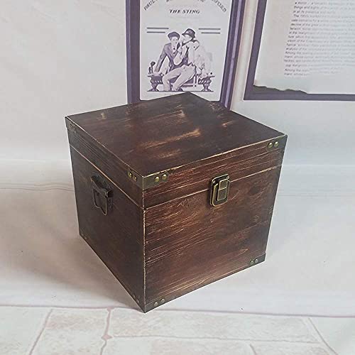 Urnes funéraires en bois avec boucle en laiton pour protéger les cendres