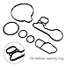 Oil Cooler Seal ket Kit for Chevy 2013-2018, Replaces OEM 55568539 55565385 55565338 55568536 55566784, Rubber Engine Sealing Ring