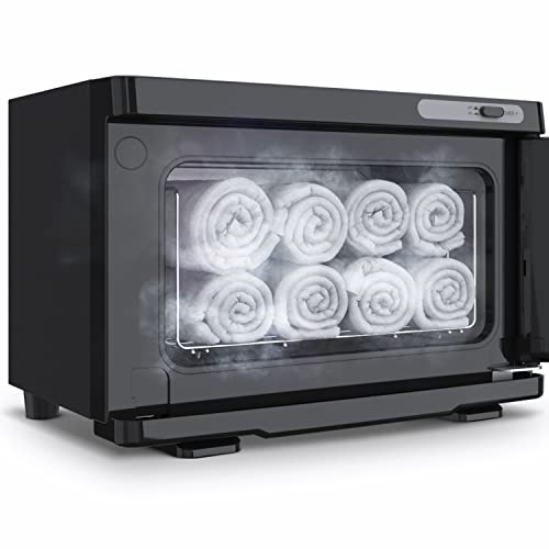 StateRiver Towel Warmer Cabinet, 14L Professional Hot Towel Warmer Heating Use for SPA, Massage, Salon, Barber and Home - Black